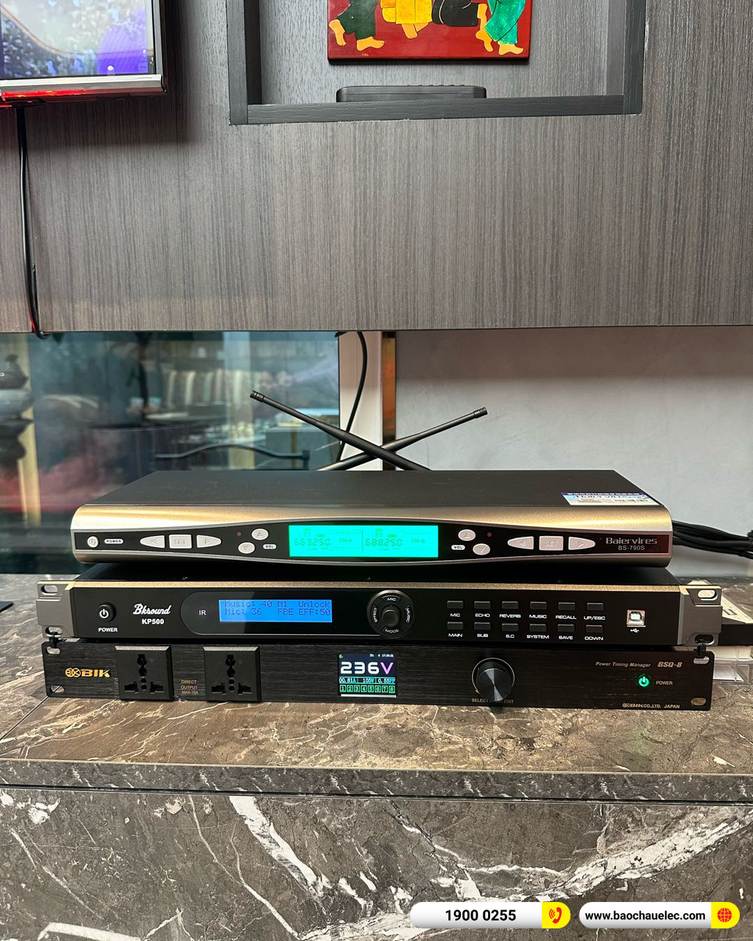 Lắp đặt d&agrave;n karaoke di động Audiocenter cho chị Th&agrave;nh tại H&agrave; Nội