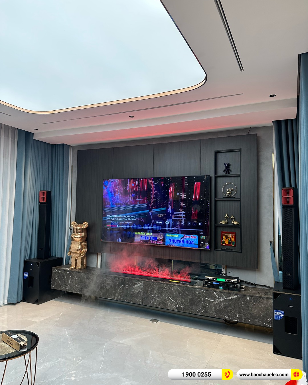 Lắp đặt d&agrave;n karaoke di động Audiocenter cho chị Th&agrave;nh tại H&agrave; Nội