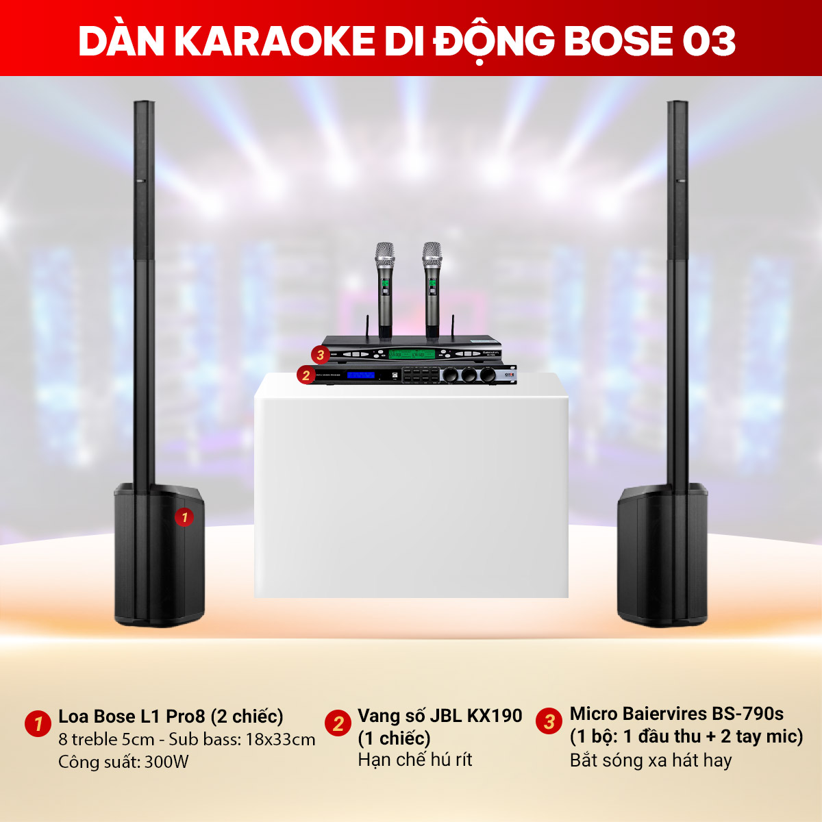D&agrave;n karaoke di động Bose 03