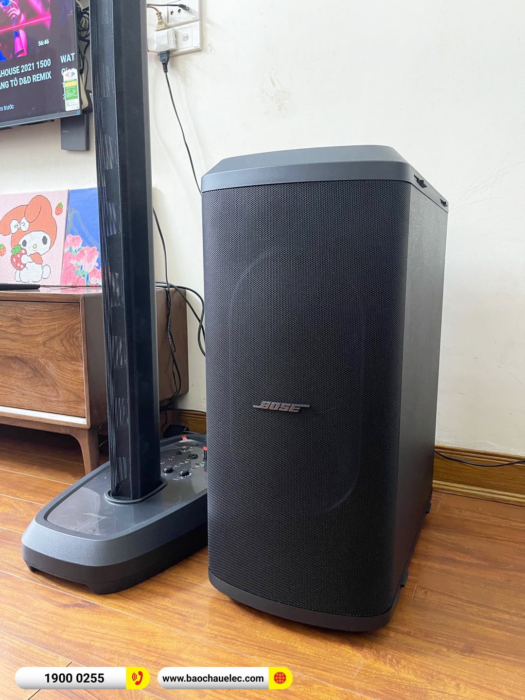 Lắp đặt d&agrave;n karaoke di động Bose gần 147tr cho anh Cường tại H&agrave; Nội 