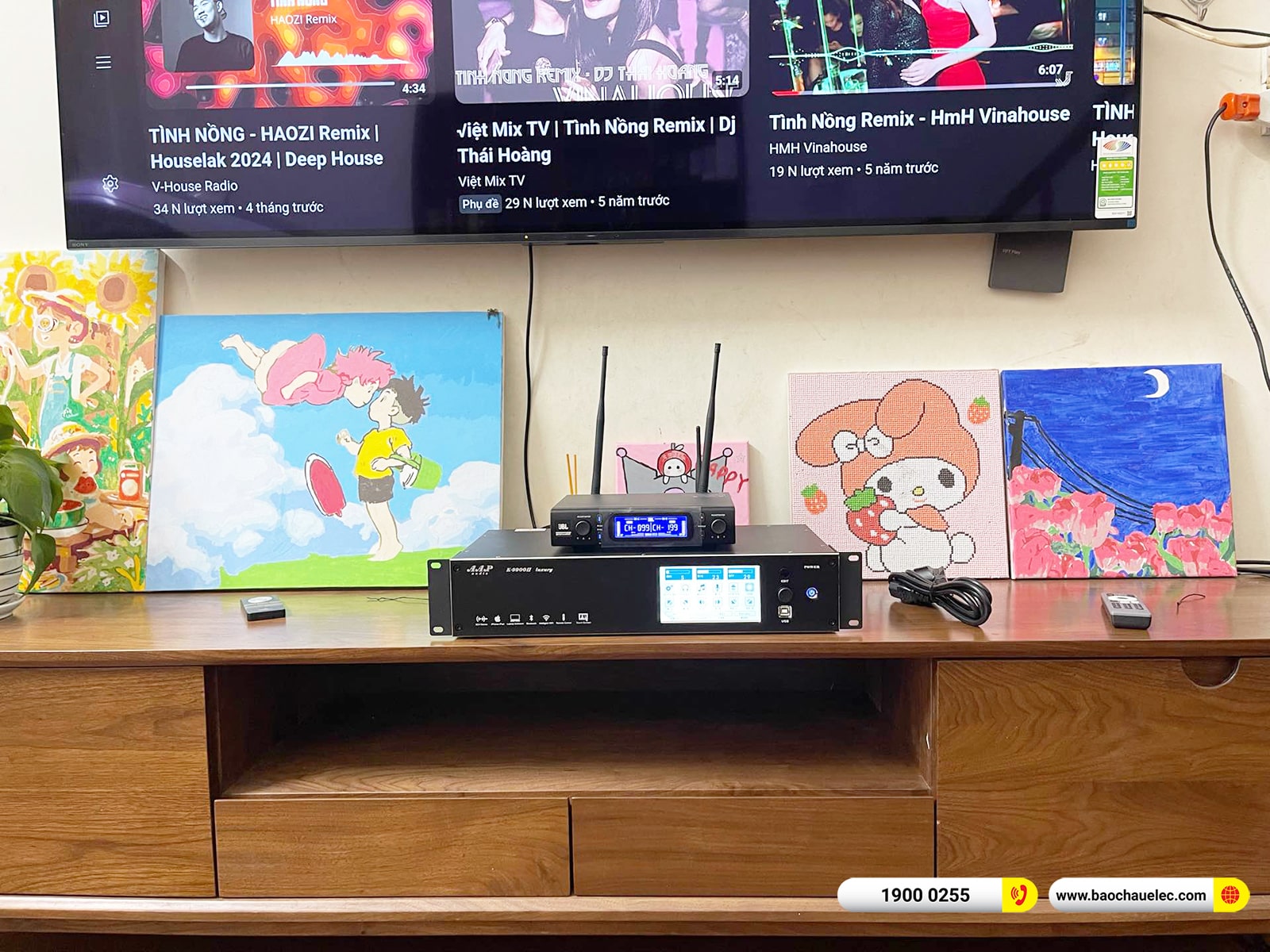 Lắp đặt d&agrave;n karaoke di động Bose gần 147tr cho anh Cường tại H&agrave; Nội 
