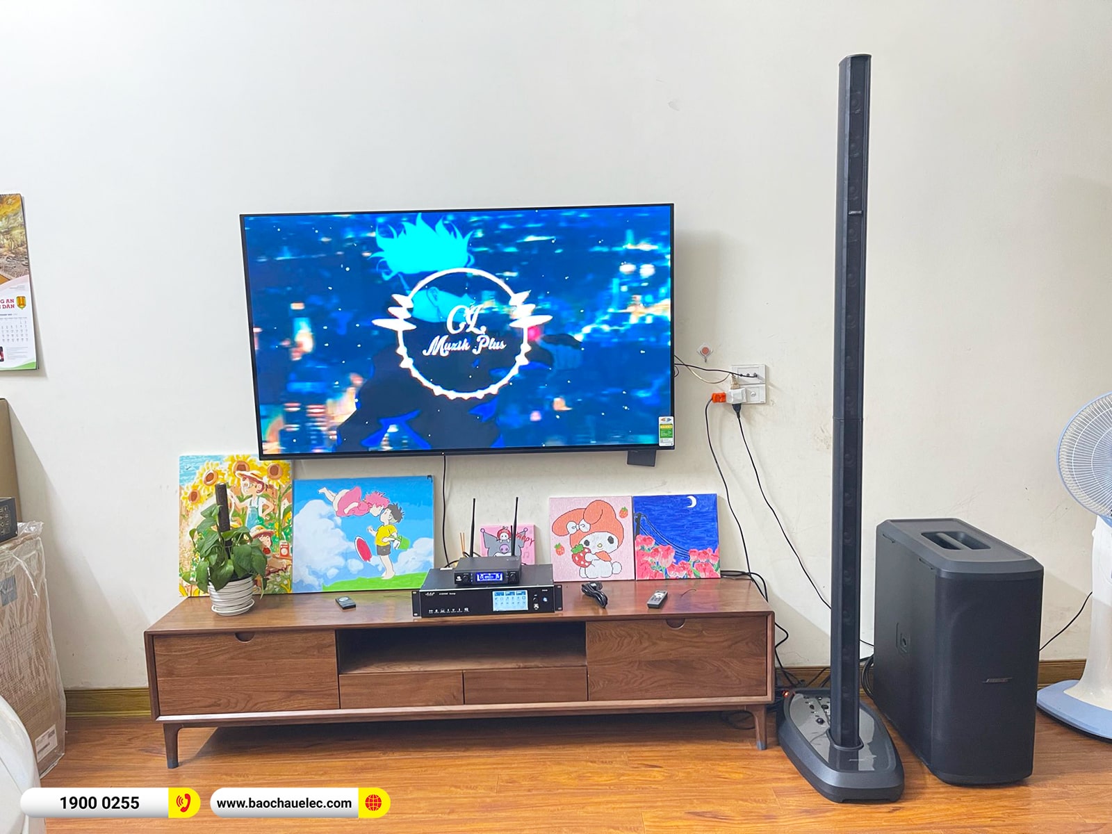 Lắp đặt d&agrave;n karaoke di động Bose gần 147tr cho anh Cường tại H&agrave; Nội 