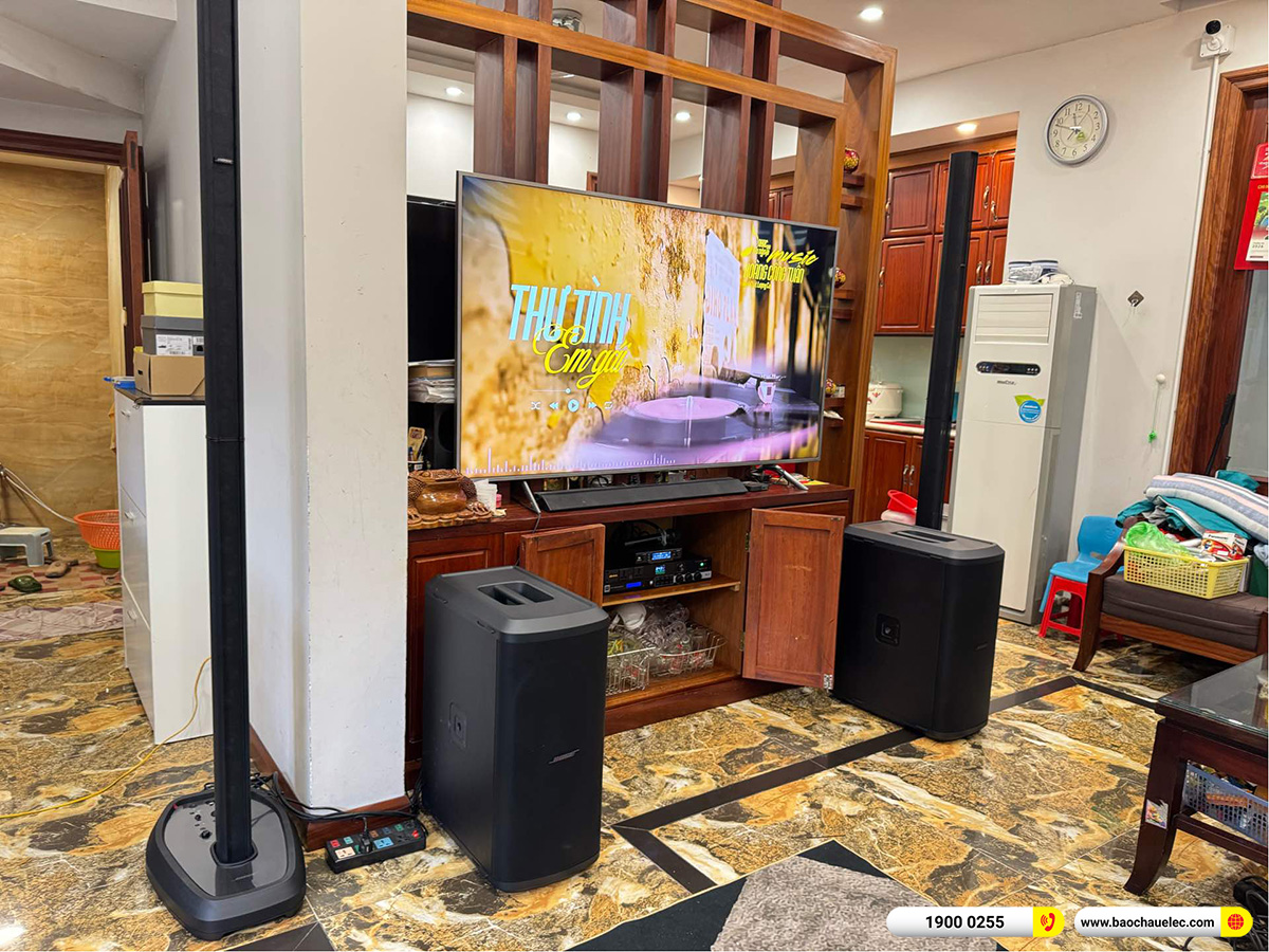 Lắp đặt d&agrave;n karaoke di động Bose hơn 200tr cho anh H&ograve;a tại Bắc Ninh 