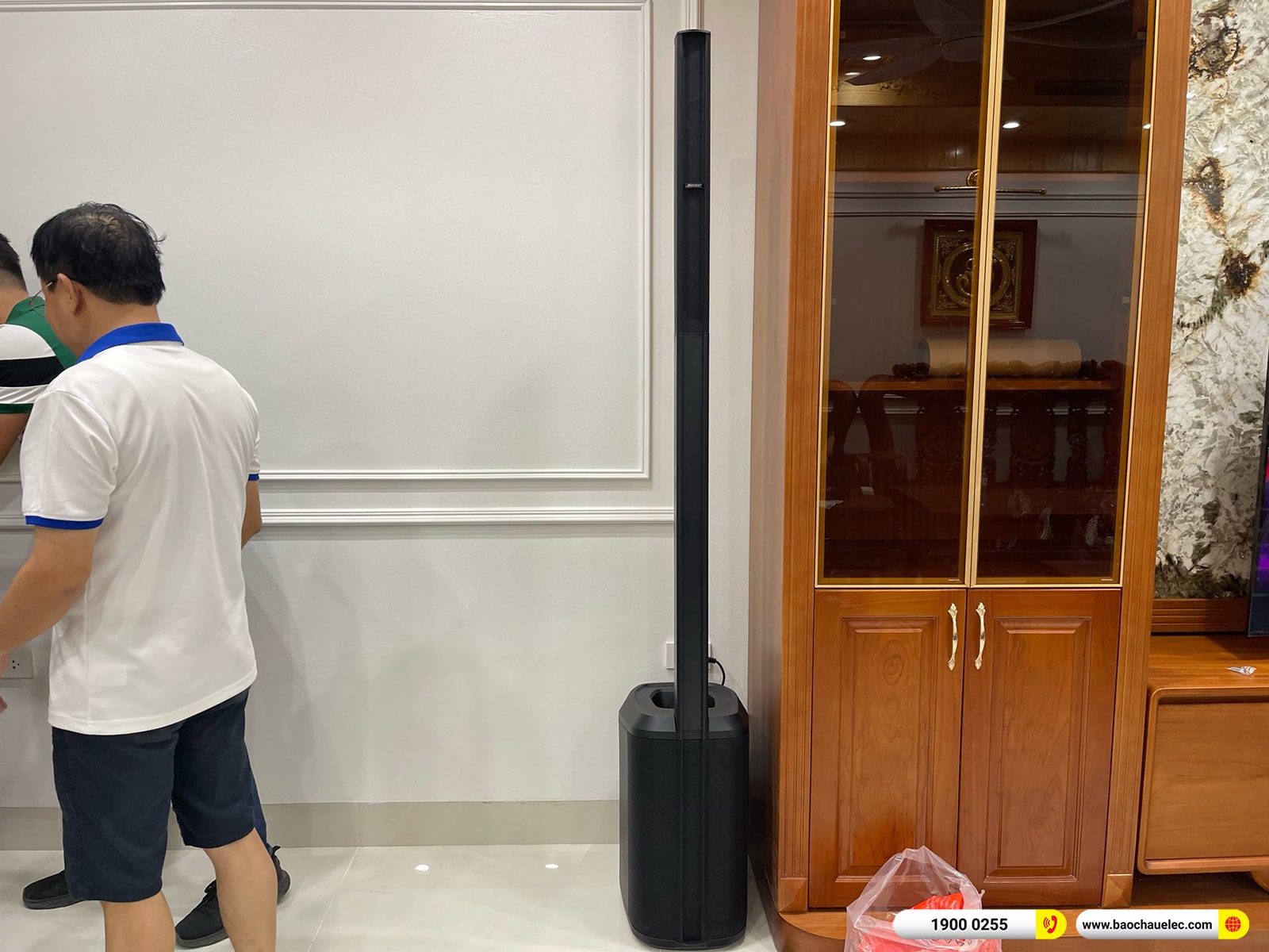 Lắp đặt dàn karaoke di động Bose hơn 89tr cho anh Triệu tại Hà Nội