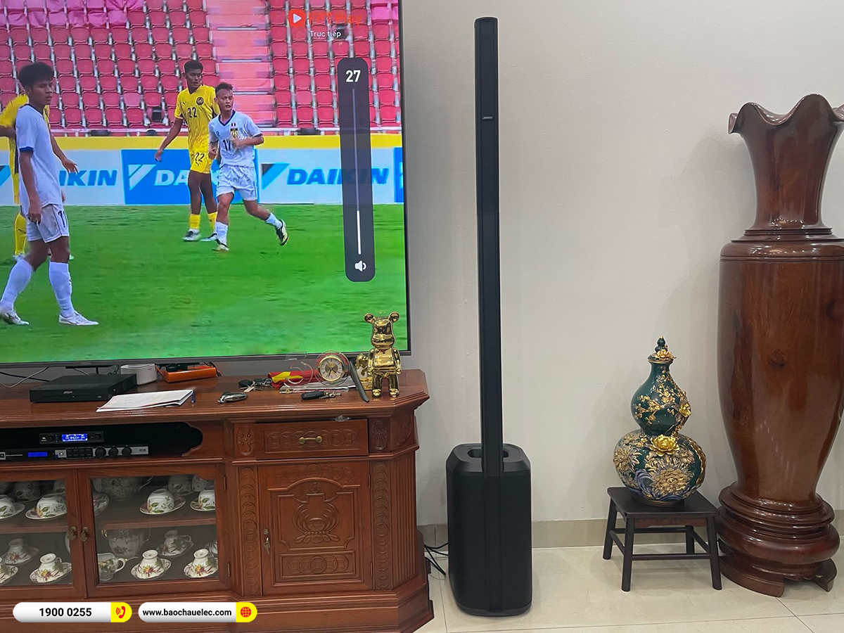 Lắp đặt d&agrave;n karaoke di động Bose hơn 70 triệu cho b&aacute;c Sơn tại Hưng Y&ecirc;n 