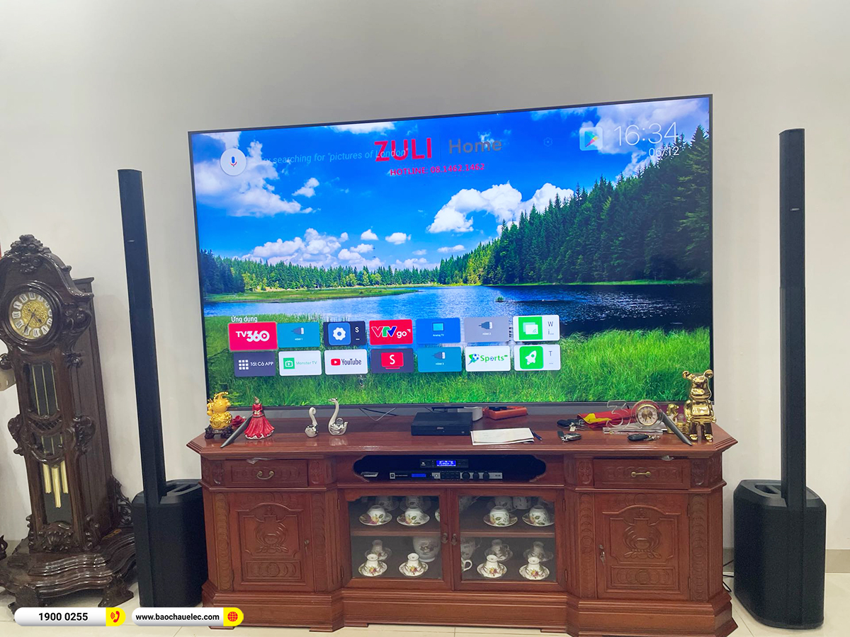 Lắp đặt d&agrave;n karaoke di động Bose hơn 70 triệu cho b&aacute;c Sơn tại Hưng Y&ecirc;n 