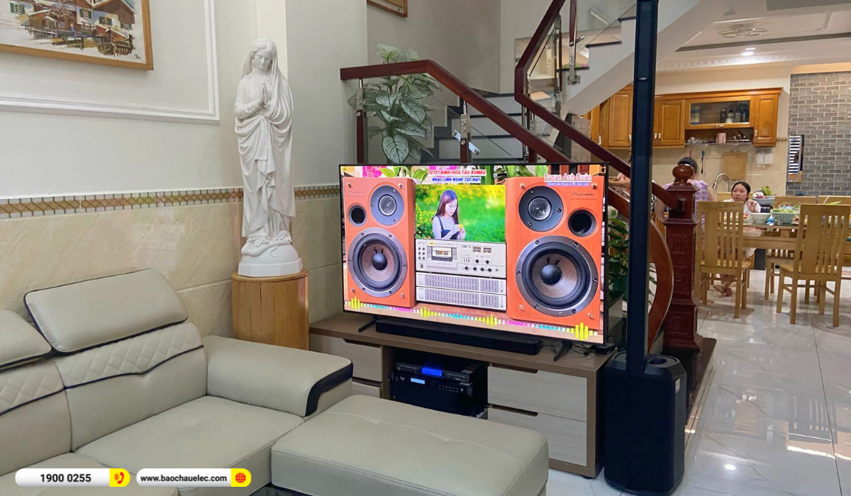 Lắp đặt d&agrave;n karaoke di động Bose gần 38tr cho anh Bảy tại TP HCM