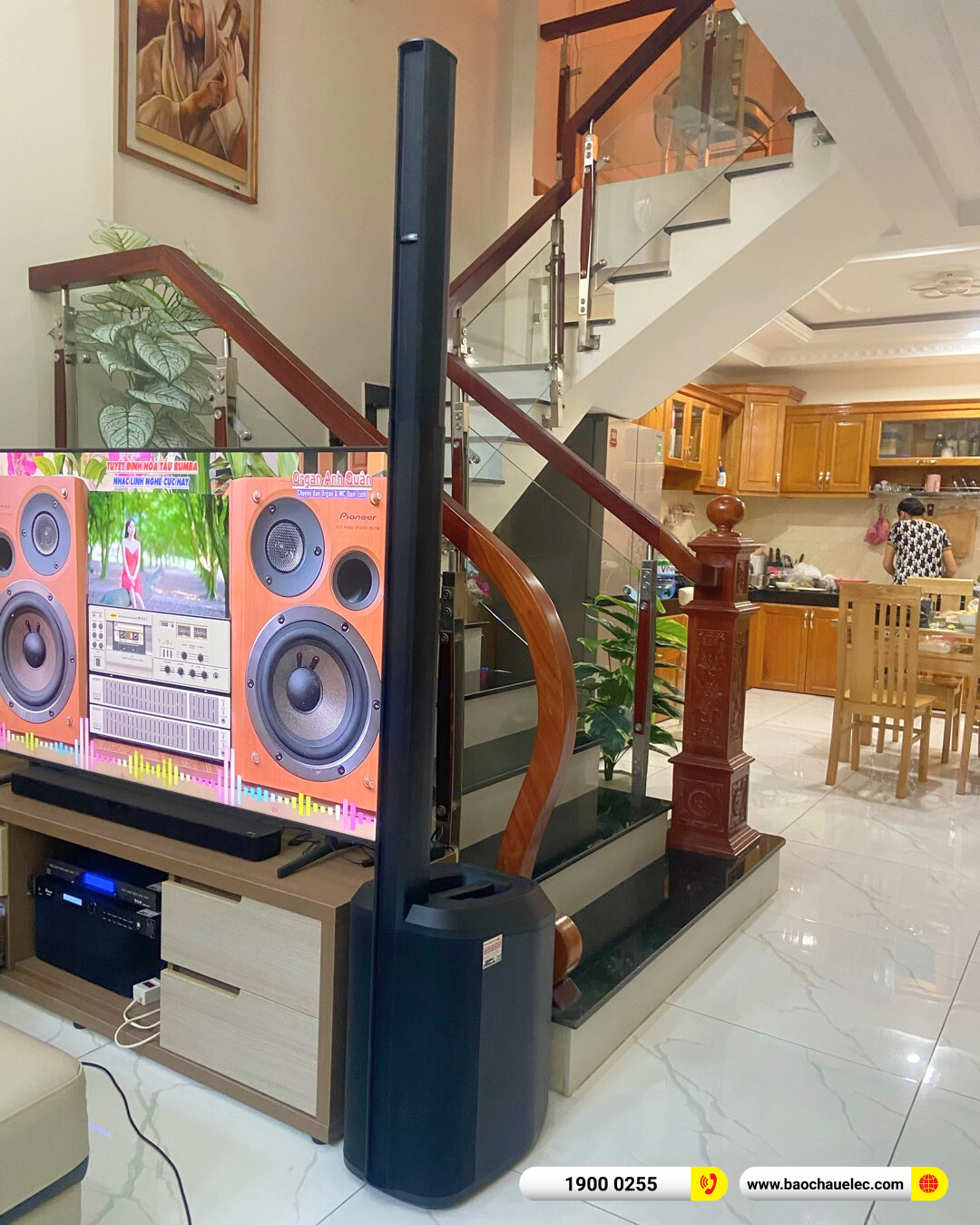 Lắp đặt d&agrave;n karaoke di động Bose gần 38tr cho anh Bảy tại TP HCM