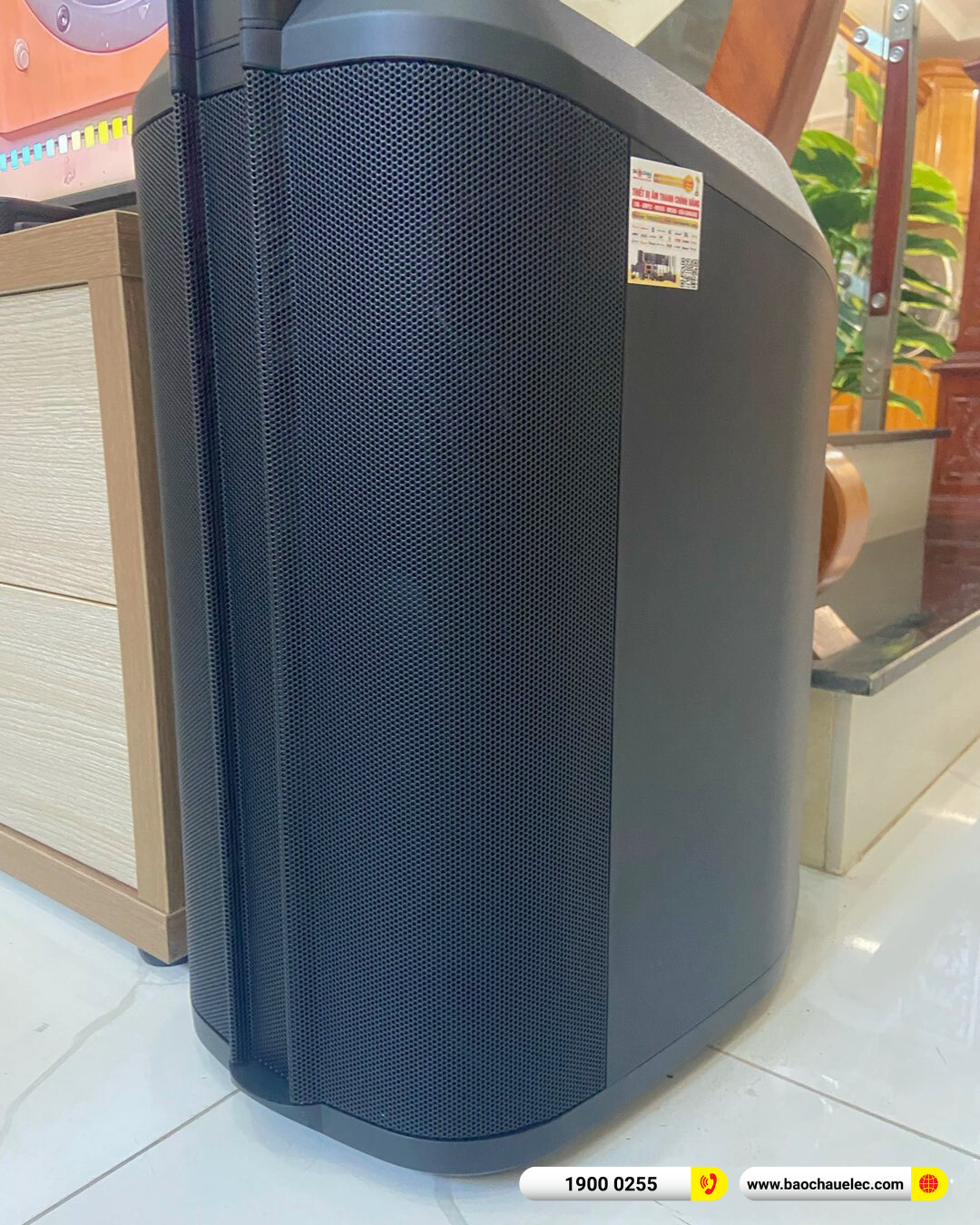 Lắp đặt d&agrave;n karaoke di động Bose gần 38tr cho anh Bảy tại TP HCM