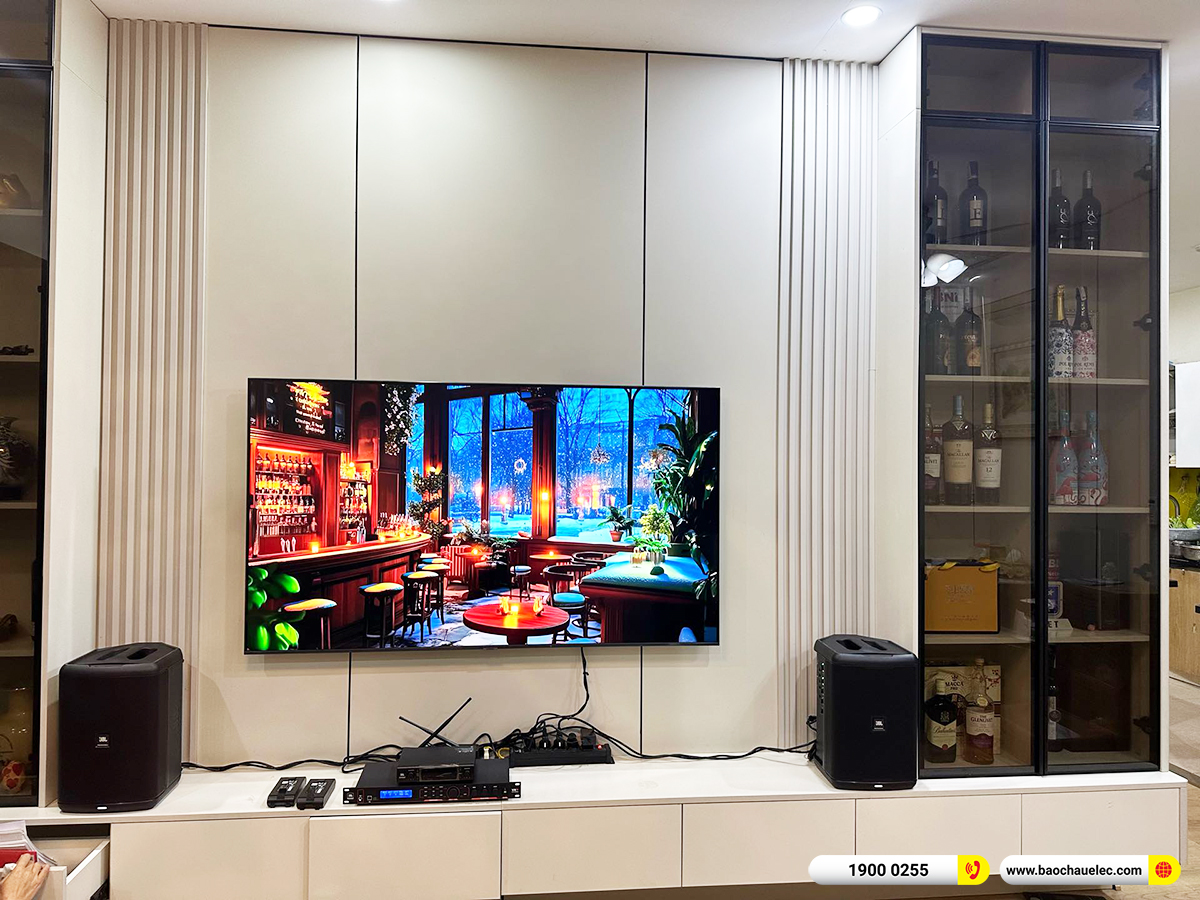 Lắp đặt dàn karaoke JBL hơn 38tr cho chị Phương tại Hà Nội