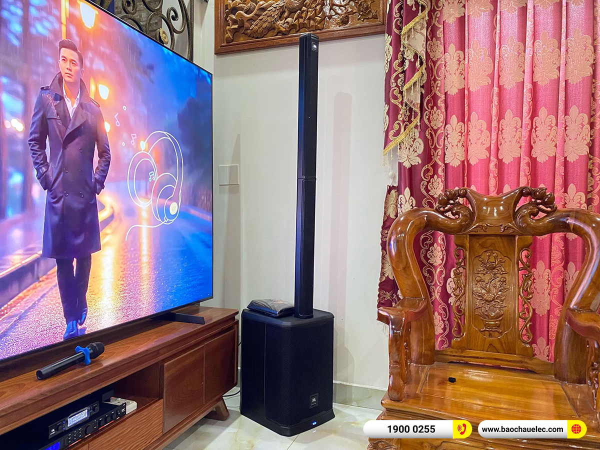 Lắp đặt d&agrave;n karaoke di động JBL hơn 48tr cho chị Yến tại Đồng Nai 