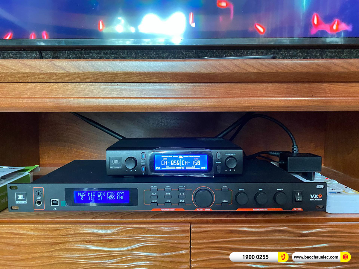 Lắp đặt d&agrave;n karaoke di động JBL hơn 48tr cho chị Yến tại Đồng Nai 