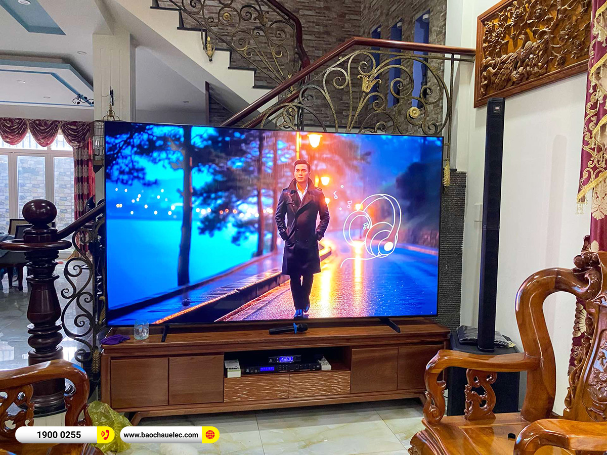 Lắp đặt d&agrave;n karaoke di động JBL hơn 48tr cho chị Yến tại Đồng Nai 