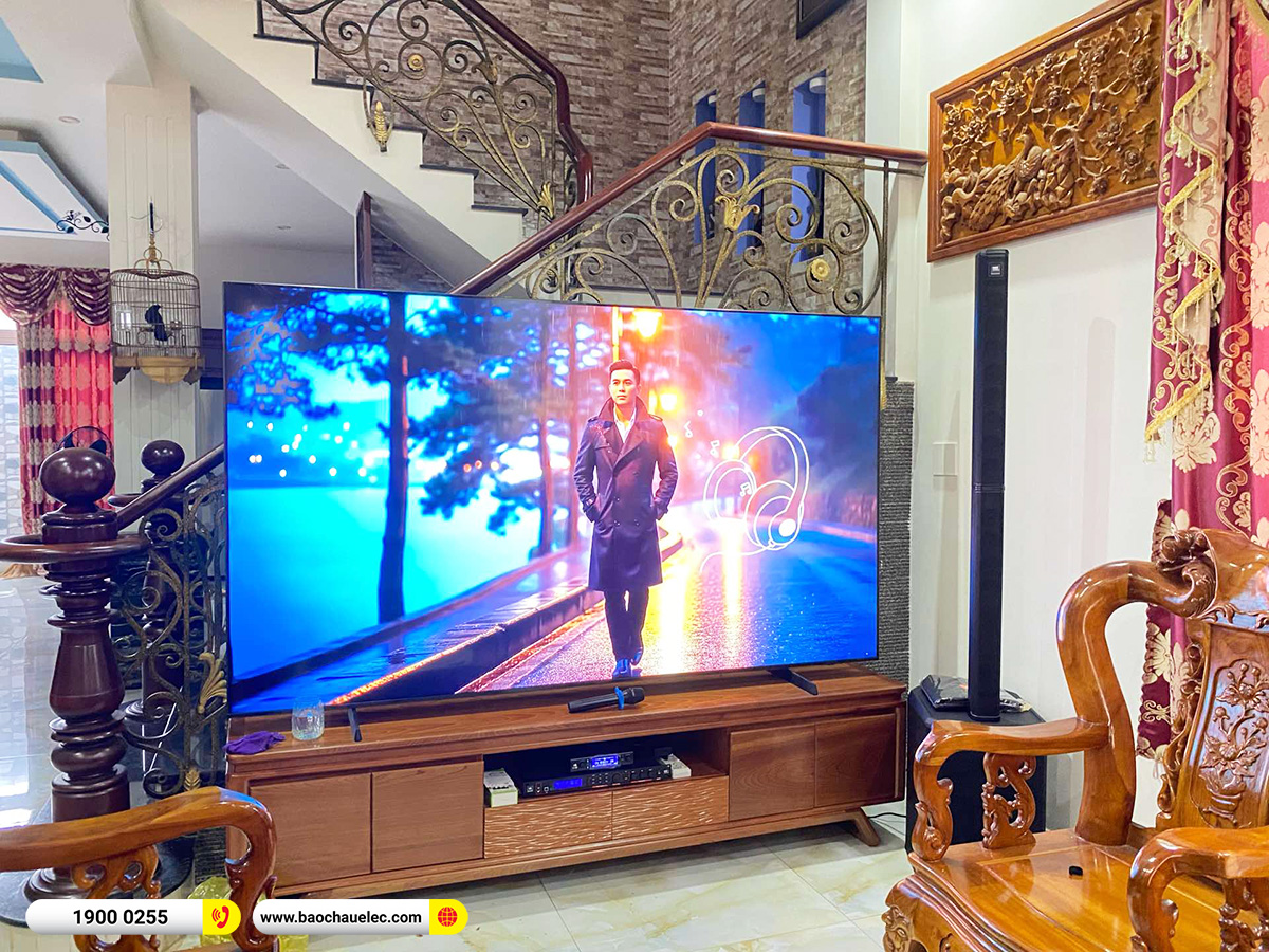 Lắp đặt d&agrave;n karaoke di động JBL hơn 48tr cho chị Yến tại Đồng Nai 