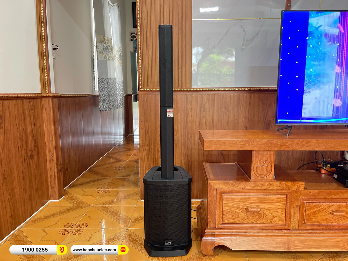 Lắp đặt d&agrave;n karaoke di động Alto hơn 31tr cho ch&uacute; H&agrave; tại Đồng Nai 