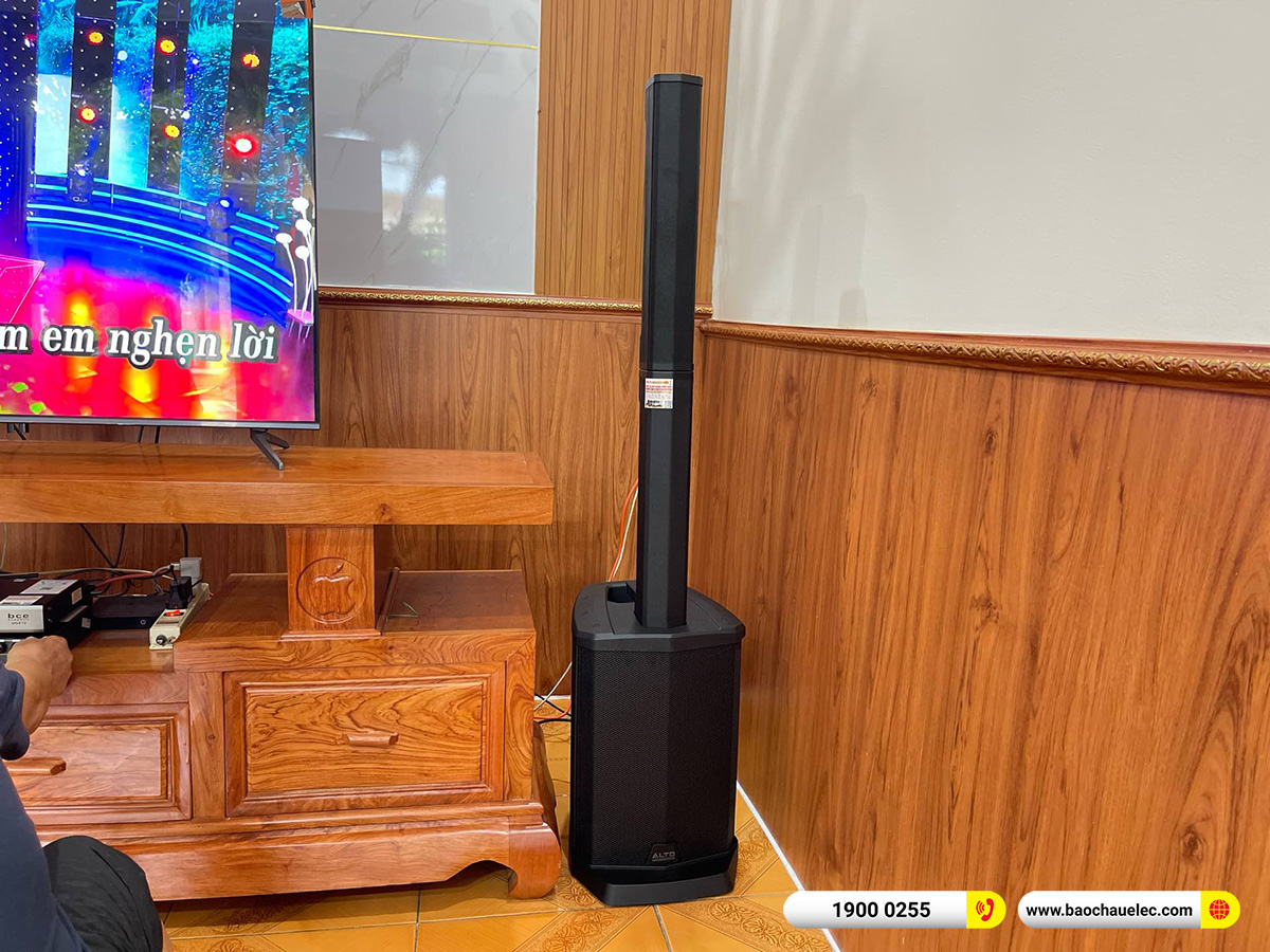 Lắp đặt d&agrave;n karaoke di động Alto hơn 31tr cho ch&uacute; H&agrave; tại Đồng Nai 