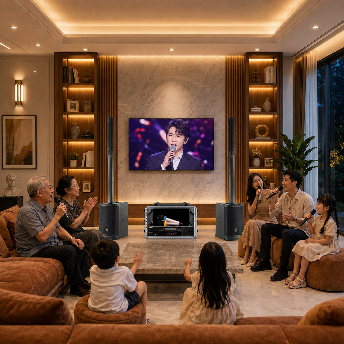 D&agrave;n karaoke di động JBL 07