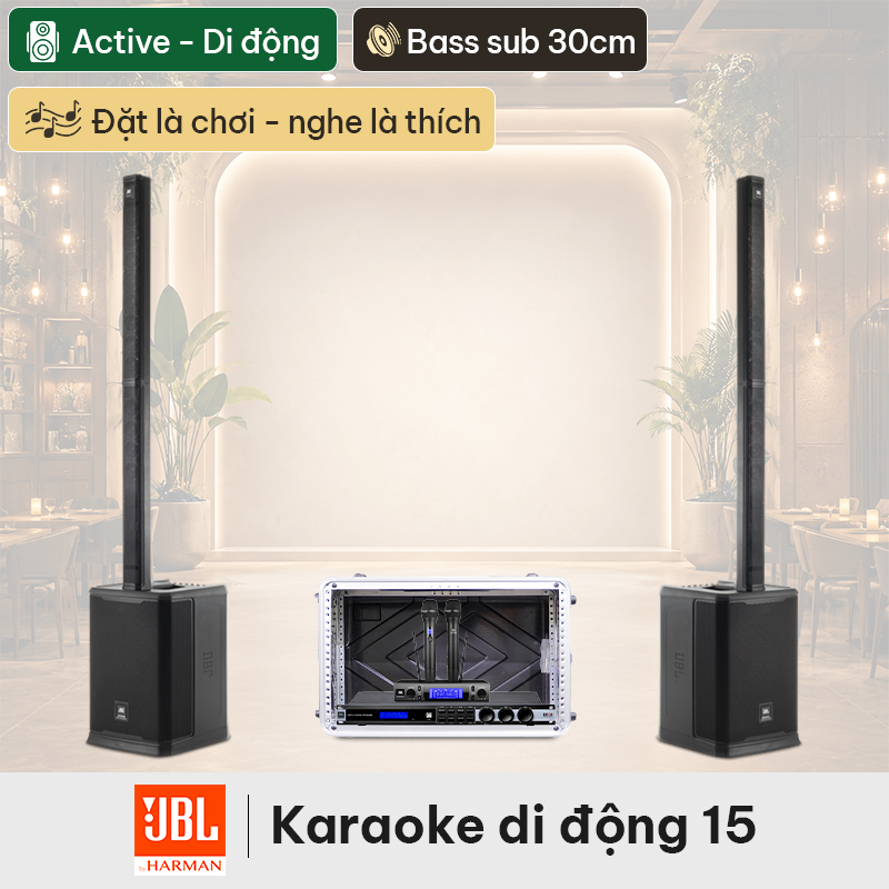 Dàn karaoke di động JBL 15