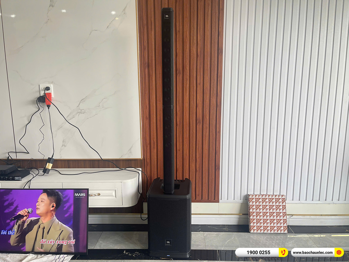 Lắp đặt dàn karaoke di động JBL hơn 77tr cho anh Hảo tại Vĩnh Long