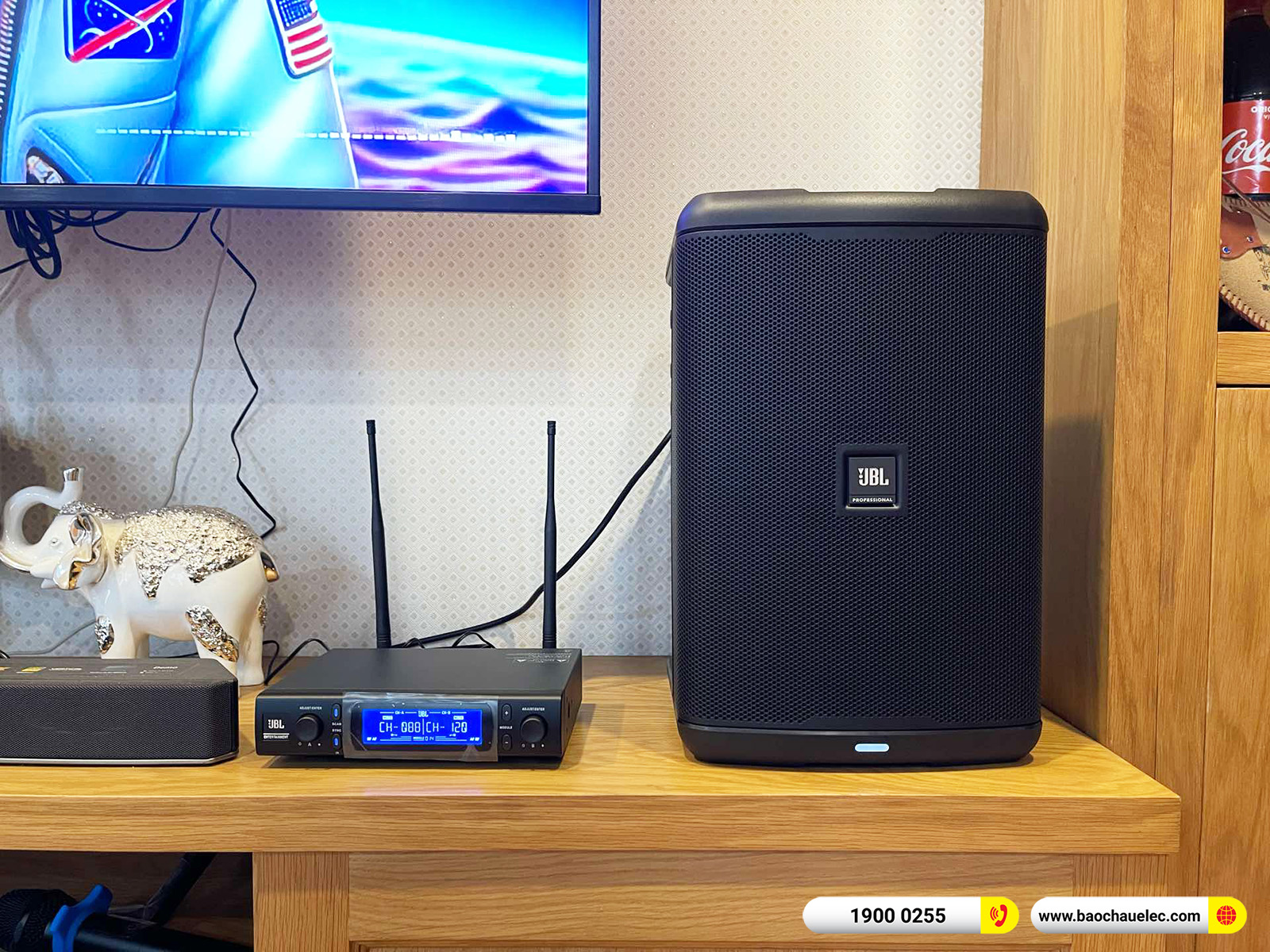 Lắp đặt d&agrave;n karaoke di động JBL gần 21tr cho anh Ki&ecirc;n tại H&agrave; Nội