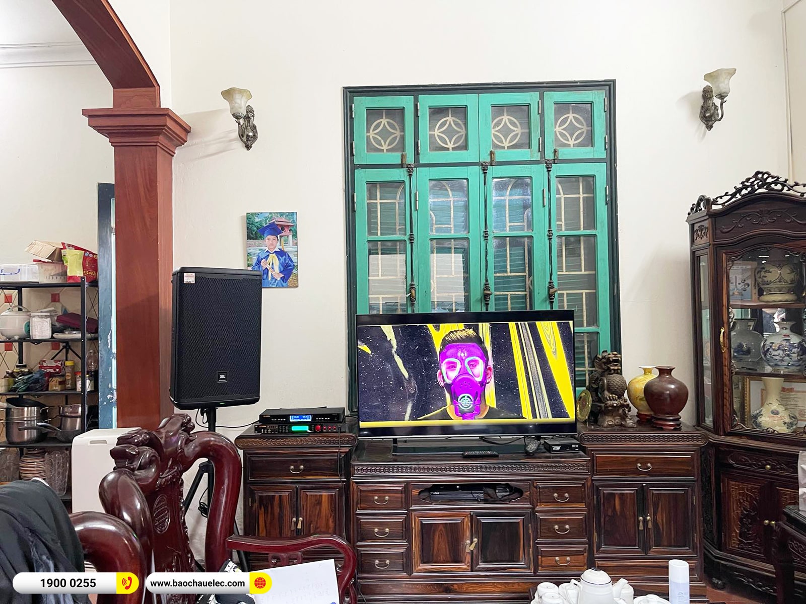 Lắp đặt dàn karaoke di động JBL hơn 26tr cho anh Minh tại Hà Nội