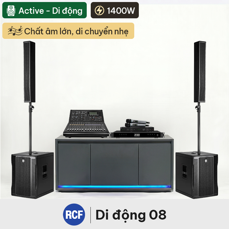Dàn karaoke di động RCF 08
