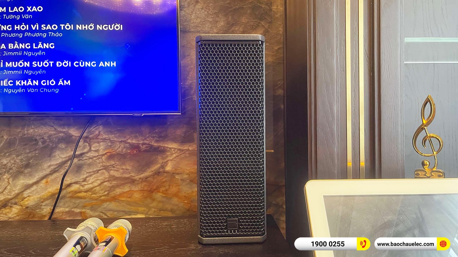 Lắp đặt d&agrave;n karaoke di động RCF hơn 166tr cho anh Bắc tại H&agrave; Nội 