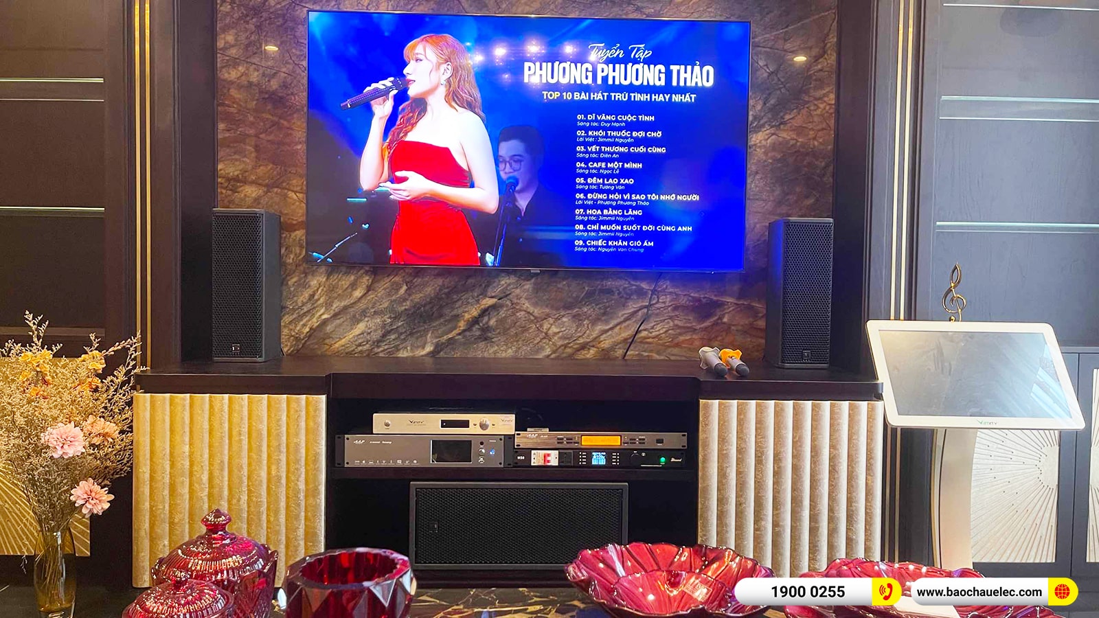 Lắp đặt d&agrave;n karaoke di động RCF hơn 166tr cho anh Bắc tại H&agrave; Nội 