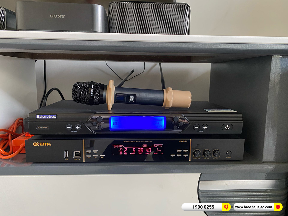 Lắp đặt dàn karaoke di động RCF hơn 100tr cho anh Phương tại Đồng Nai