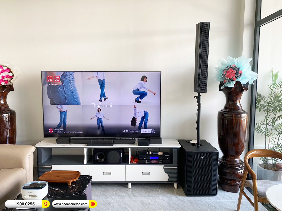 Lắp đặt dàn karaoke di động RCF hơn 100tr cho anh Phương tại Đồng Nai