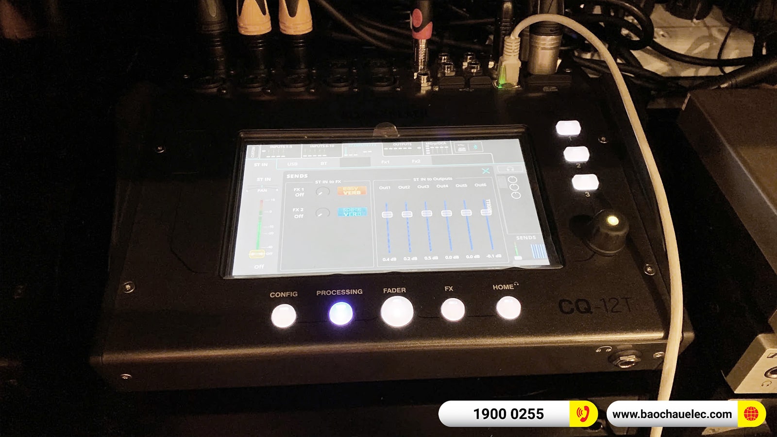 Lắp đặt d&agrave;n karaoke di động RCF cho kh&aacute;ch h&agrave;ng tại H&agrave; Nội