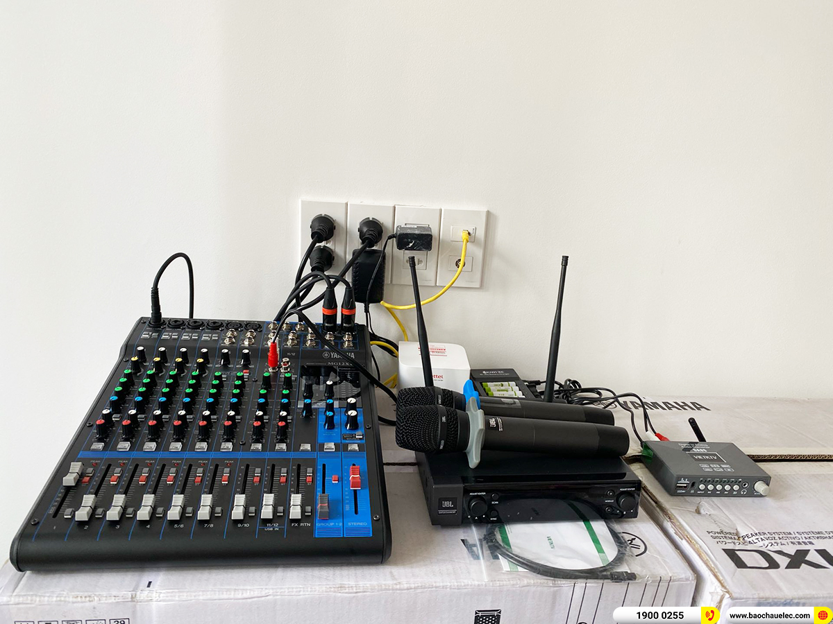 Lắp đặt d&agrave;n karaoke RCF, Yamaha gần 275tr cho chị Thương ở TPHCM