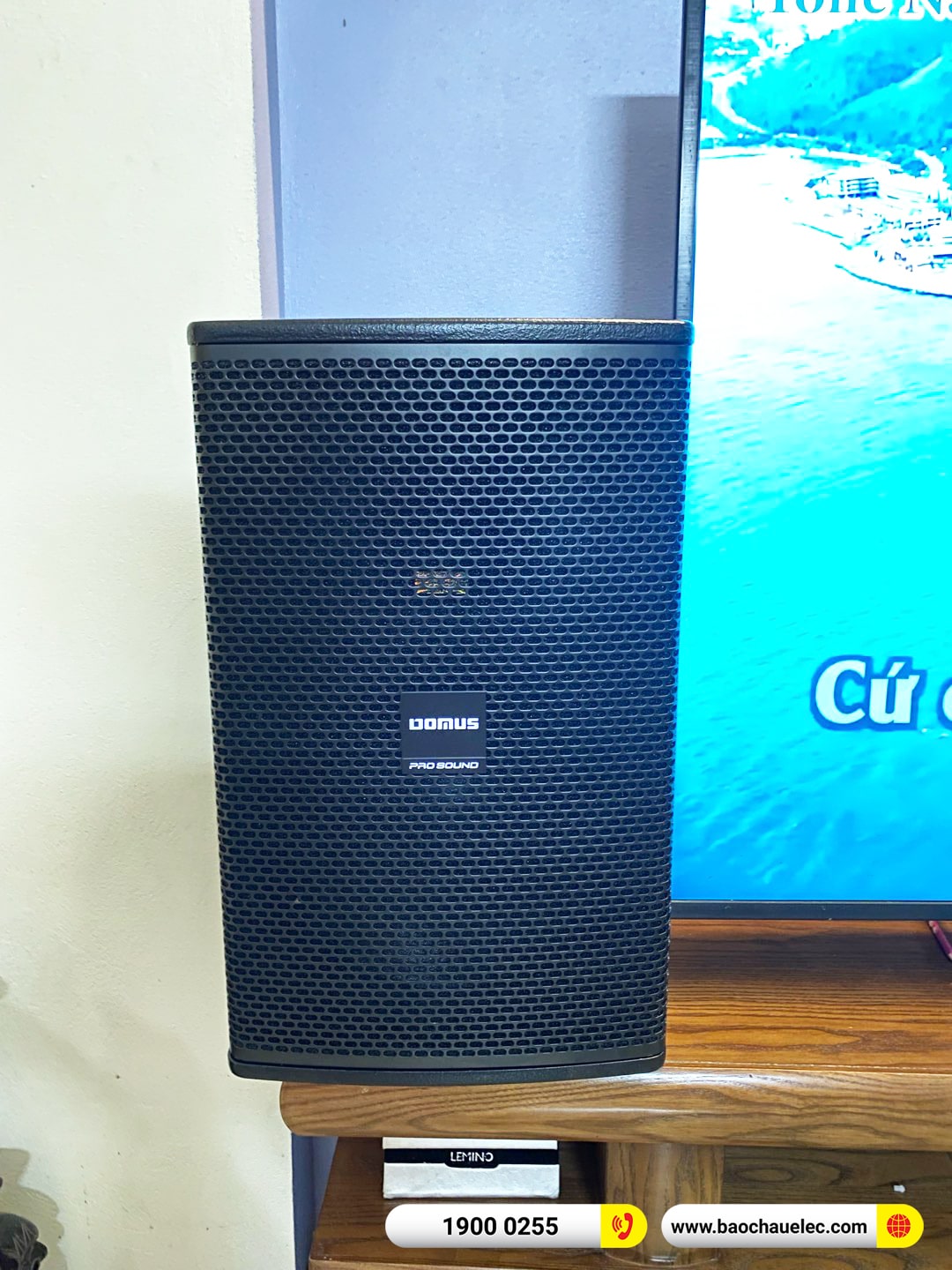 Lắp đặt d&agrave;n karaoke Domus hơn 37tr cho anh H&agrave; tại H&agrave; Nội (Domus DP6120 Max, VM620A, BPR-5600, SW612, M300)