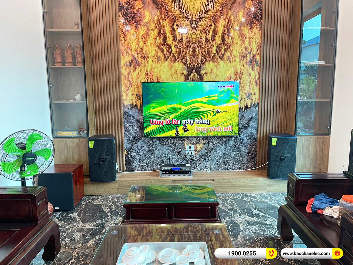Lắp đặt d&agrave;n karaoke Domus hơn 31tr cho anh Hải tại H&agrave; Nội 