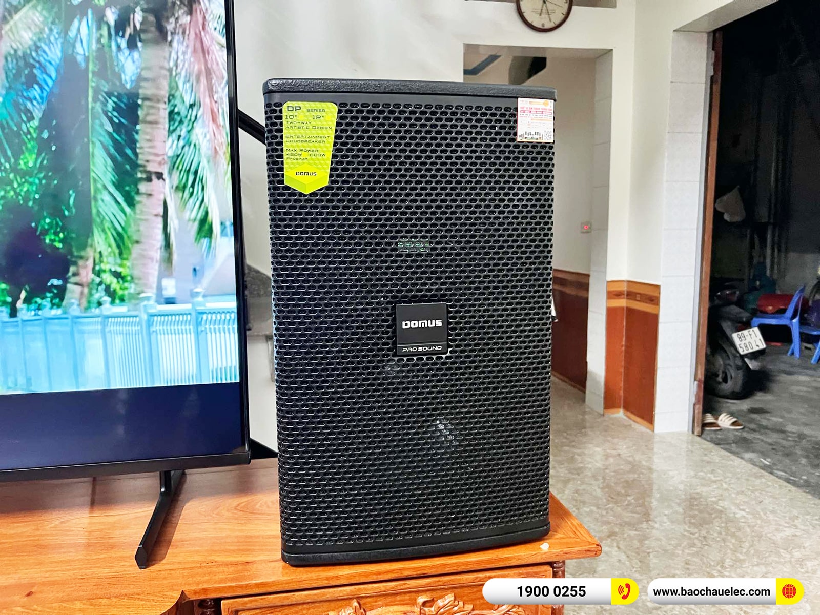 Lắp đặt d&agrave;n karaoke Domus hơn 27tr cho anh Long tại Hưng Y&ecirc;n (Domus DP6120 Max, BKSound DP3600, SW612, BJ-U100)