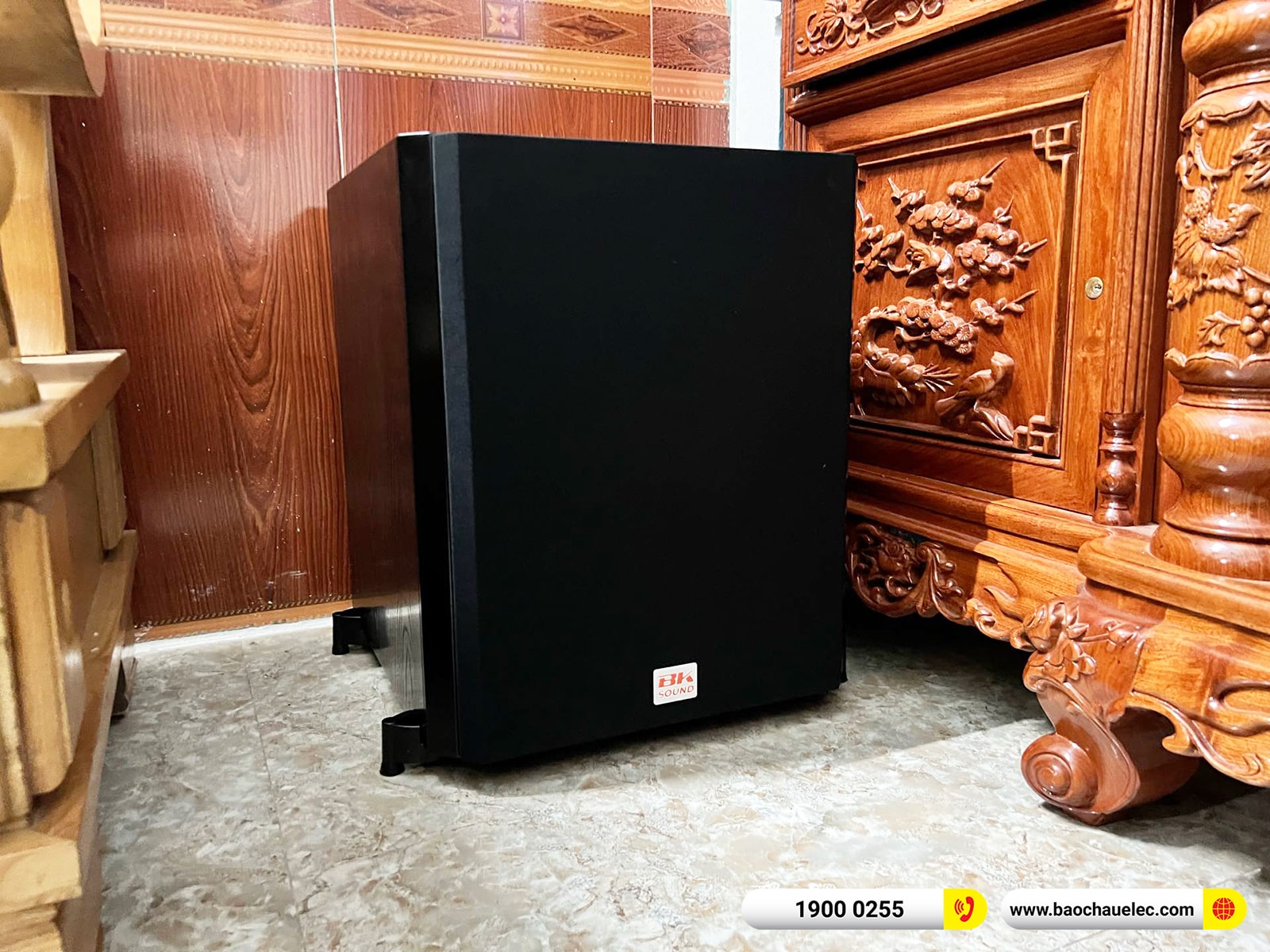 Lắp đặt d&agrave;n karaoke Domus hơn 27tr cho anh Long tại Hưng Y&ecirc;n (Domus DP6120 Max, BKSound DP3600, SW612, BJ-U100)