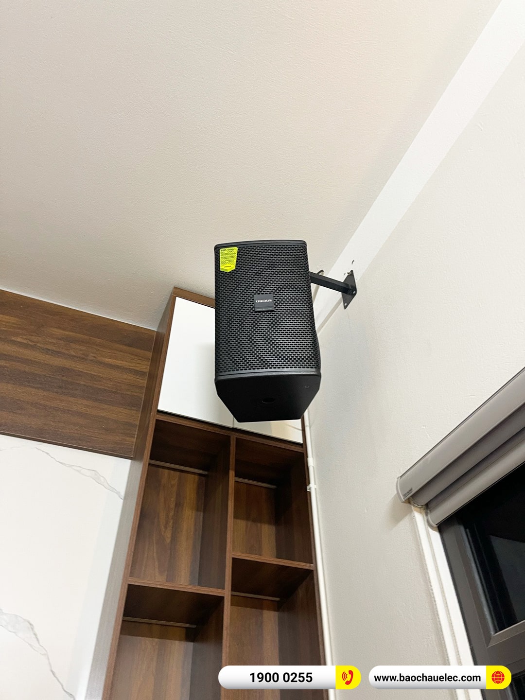 Lắp đặt d&agrave;n karaoke Domus gần 56tr cho anh Mạnh tại H&agrave; Nội (Domus DP6100 Max, CA-J604, KX180A, BJ-W30, BKSound M8)