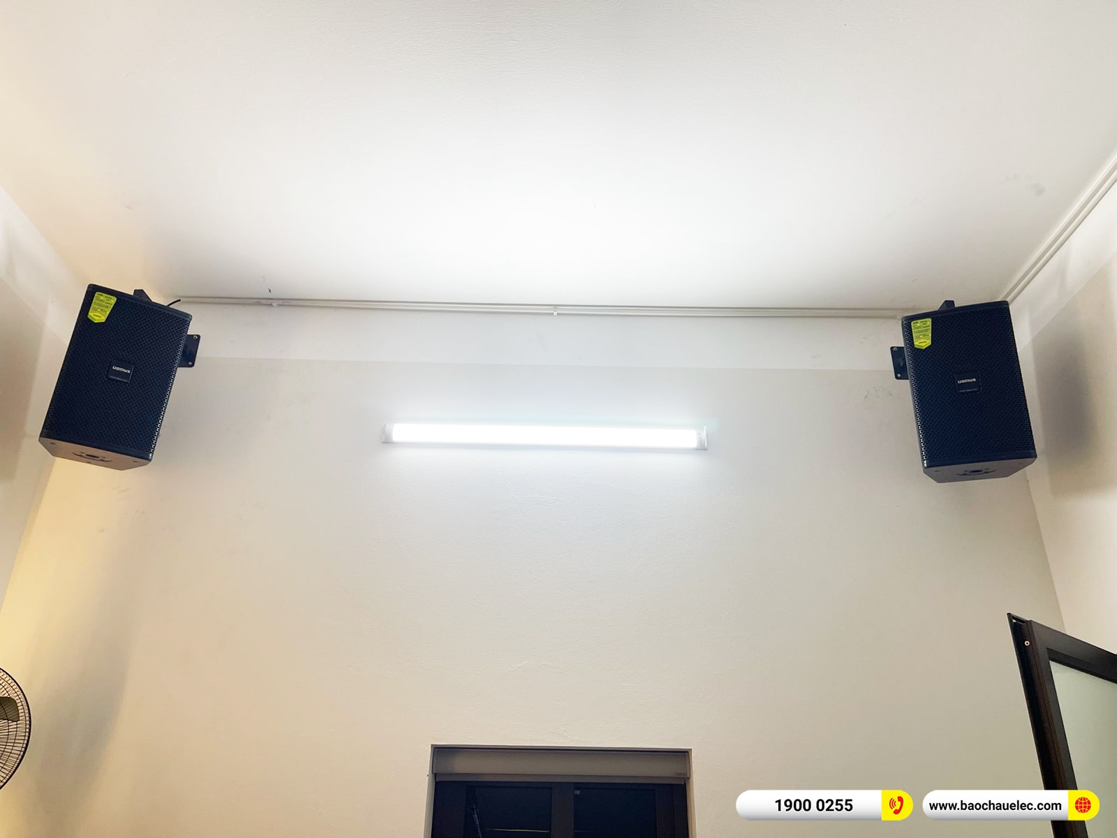Lắp đặt d&agrave;n karaoke Domus gần 56tr cho anh Mạnh tại H&agrave; Nội (Domus DP6100 Max, CA-J604, KX180A, BJ-W30, BKSound M8)