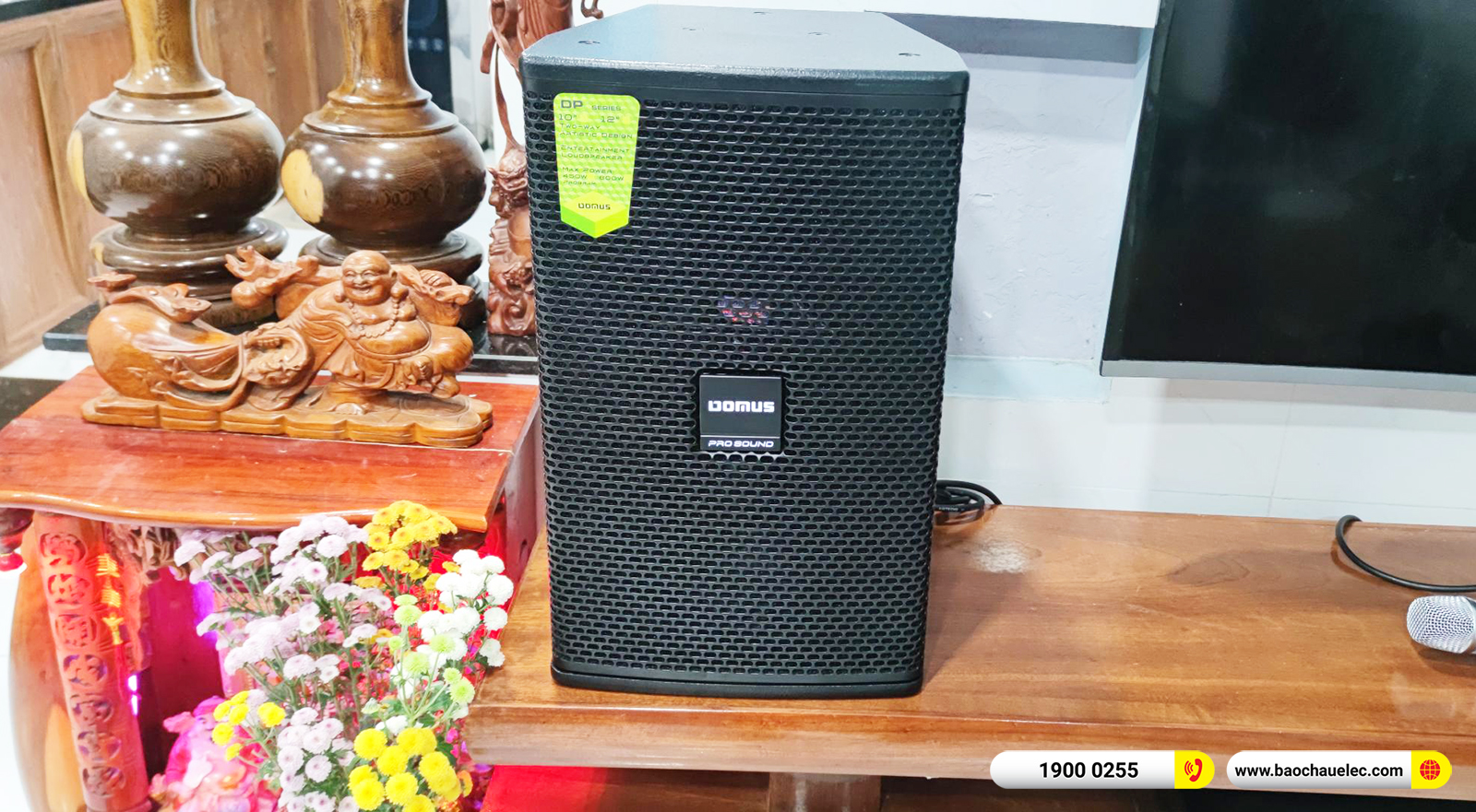 Lắp đặt d&agrave;n karaoke Domus hơn 24tr cho anh Nam tại TPHCM