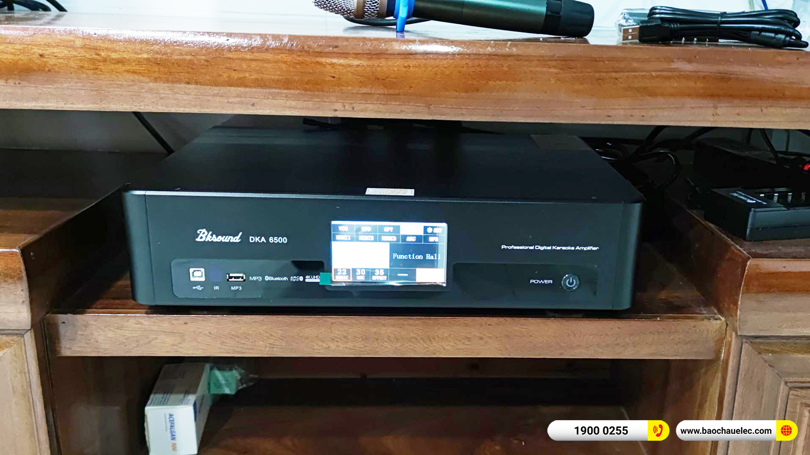 Lắp đặt d&agrave;n karaoke Domus hơn 24tr cho anh Nam tại TPHCM