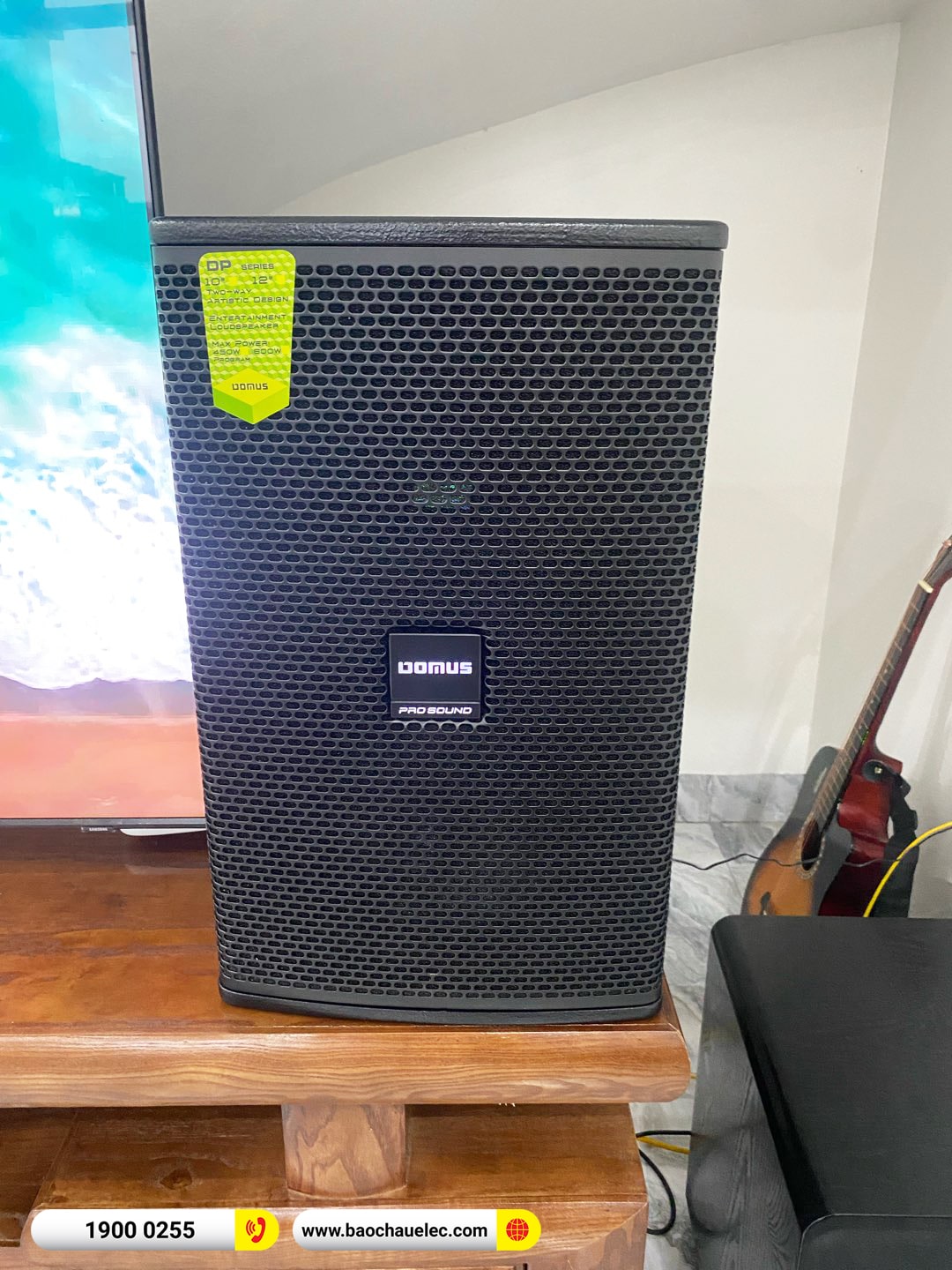 Lắp đặt dàn karaoke Domus hơn 34tr cho anh Sơn tại Thái Bình