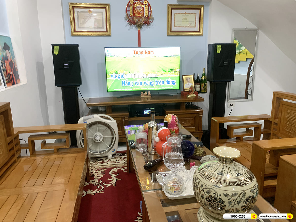 Lắp đặt d&agrave;n karaoke Domus hơn 20tr cho anh Tiến tại H&agrave; Nội 