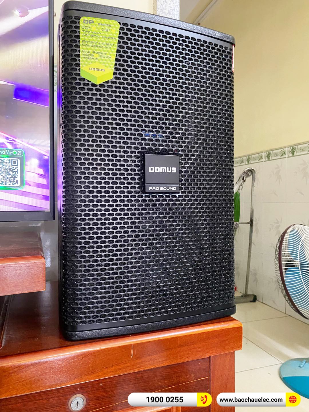 Lắp đặt d&agrave;n karaoke Domus hơn 19tr cho anh T&uacute;y tại Đồng Nai (Dmous DP6100 Max, BKSound DKA 6500)