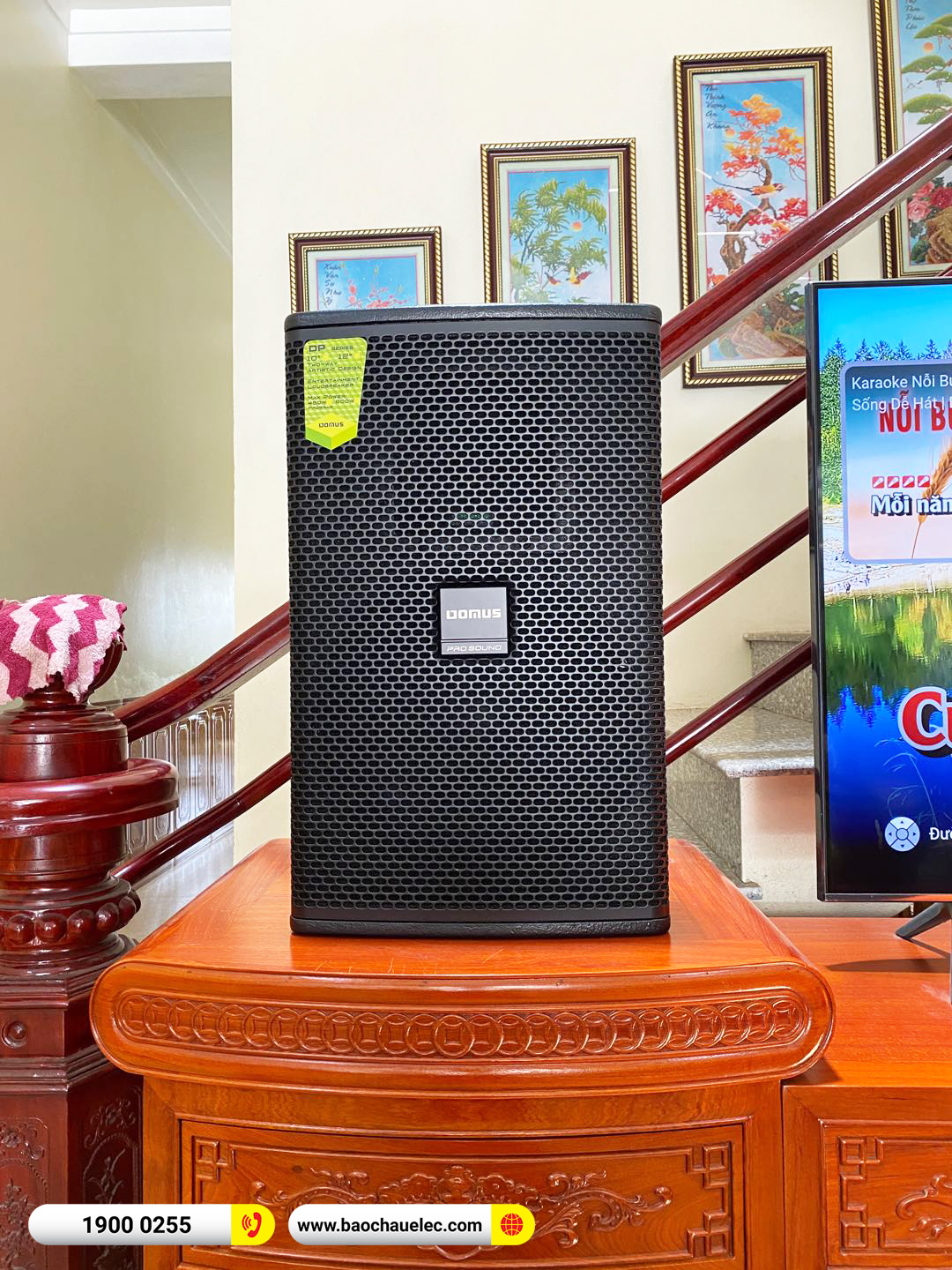 Lắp đặt d&agrave;n karaoke Domus hơn 40tr cho chị Oanh tại Bắc Ninh