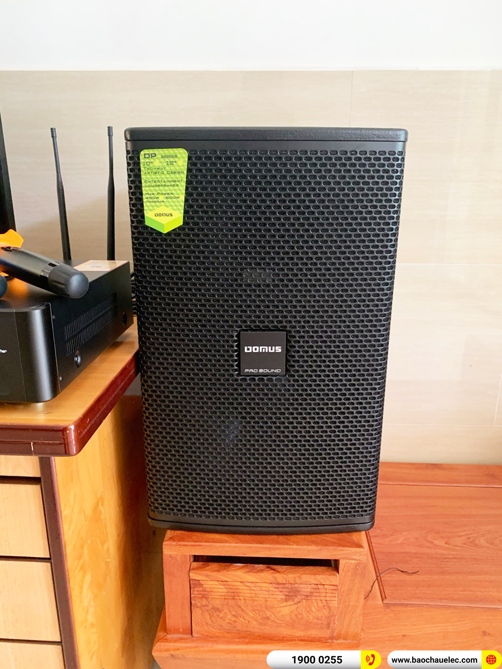 Lắp đặt dàn karaoke Domus gần 23tr cho anh Biển ở TPHCM