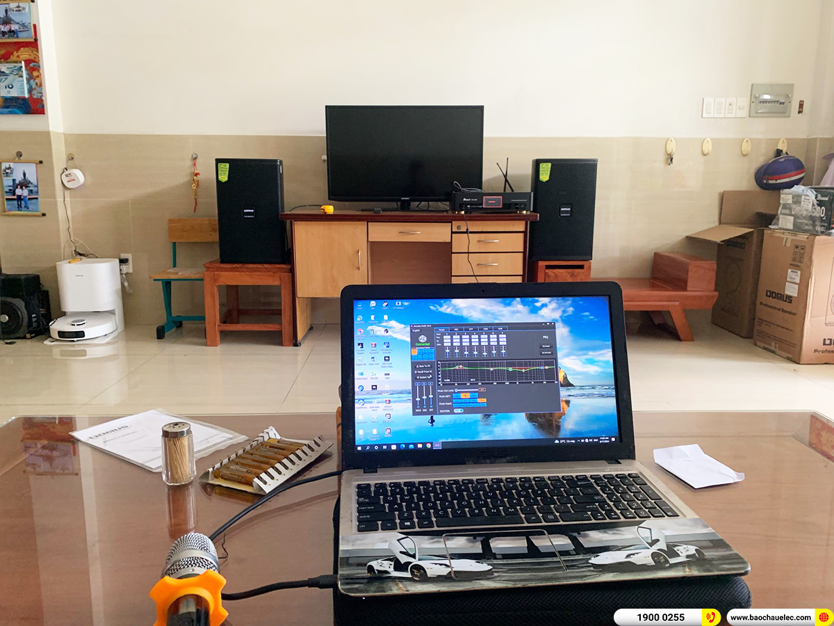 Lắp đặt dàn karaoke Domus gần 23tr cho anh Biển ở TPHCM