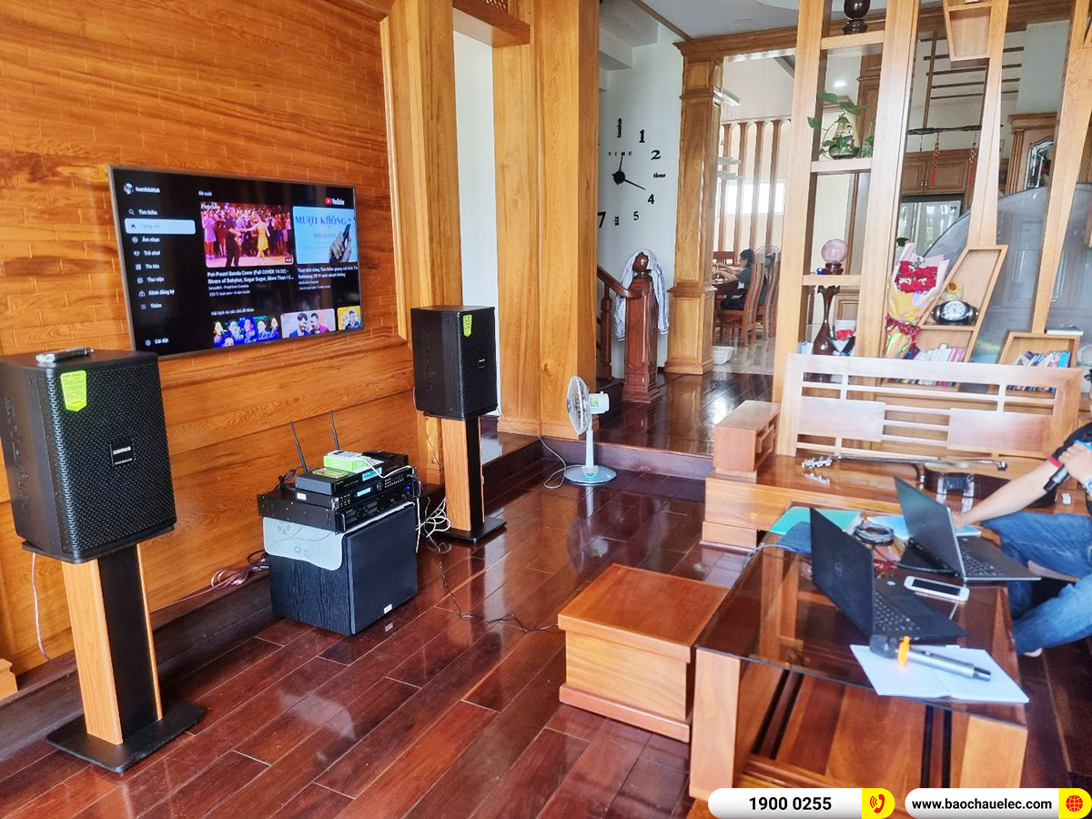 Lắp đặt d&agrave;n karaoke Domus 29tr cho anh Tu&acirc;n ở Bu&ocirc;n Ma Thuột