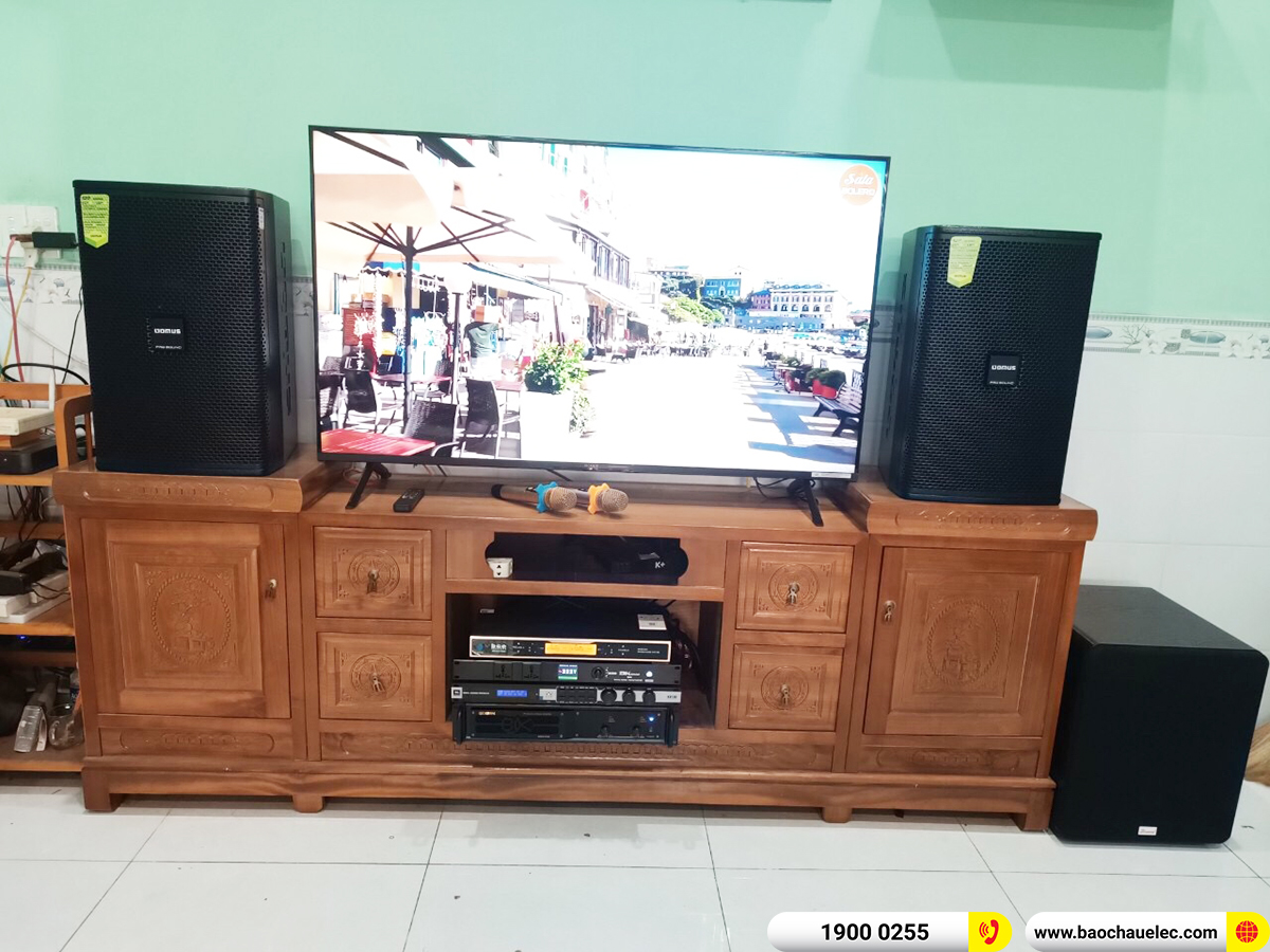 Lắp đặt d&agrave;n karaoke Domus hơn 40tr cho ch&uacute; Nghiệp ở B&igrave;nh Dương
