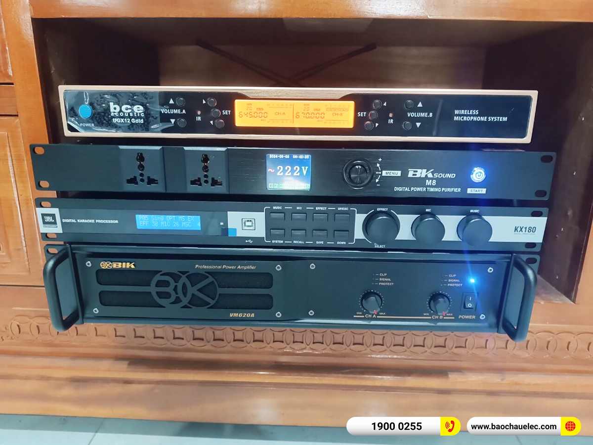 Lắp đặt d&agrave;n karaoke Domus hơn 40tr cho ch&uacute; Nghiệp ở B&igrave;nh Dương