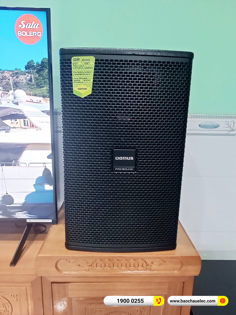 Lắp đặt d&agrave;n karaoke Domus hơn 40tr cho ch&uacute; Nghiệp ở B&igrave;nh Dương